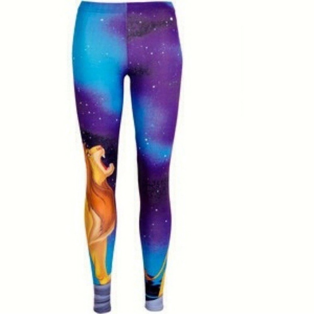 NWOT Disney Lion King Night Sky Simba Junior Leggings